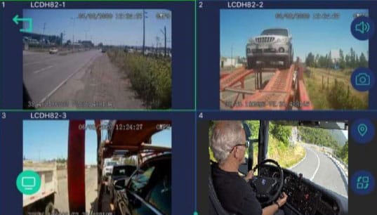 Cámaras online con GPS para vehículos