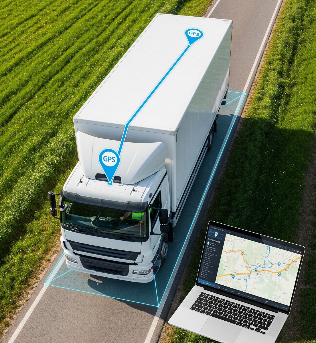 camion vigilado por gps